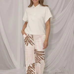 Mara Pants 2 | Leaf Me Here Powder Pink